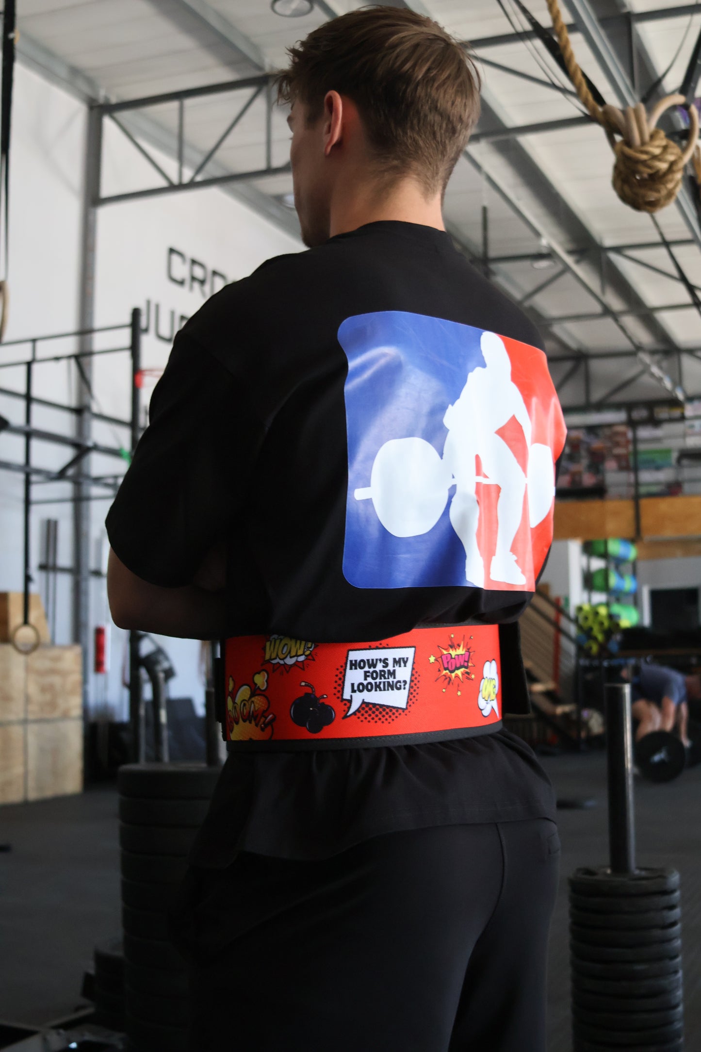 Velcro "HOW'S MY FORM" Weightlifting Belt