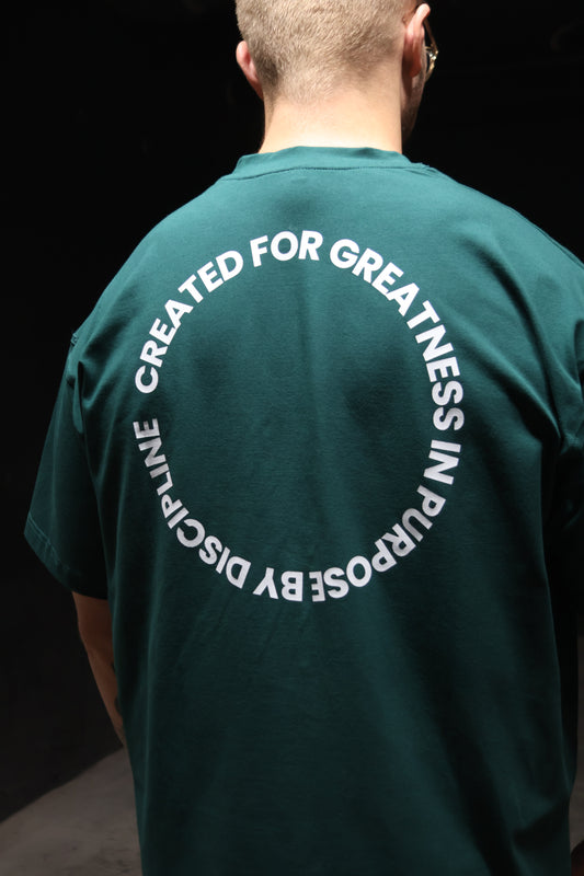 Oversized "GREATNESS" t-shirt