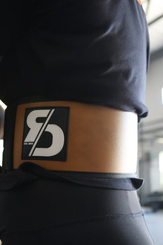 Velcro "TAN" Weightlifting Belt