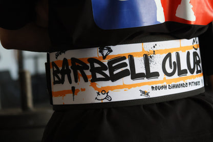 Velcro "Barbell Club" Weightlifting Belt